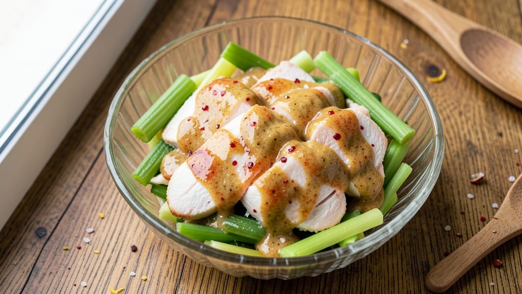 Barefoot Contessa Mustard Chicken Salad Recipe: Crispy Celery Crowns Over Tangy Dijon Bliss