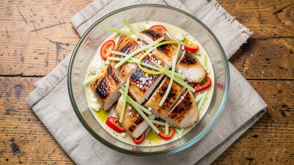Café Express Chicken Salad Recipe: Crispy Celery Crowns Over Creamy Dijon Ranch