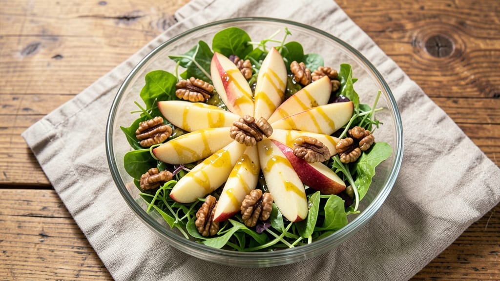 Apple And Nut Salad Recipe: Crunchy Sweetness With Toasted Walnuts