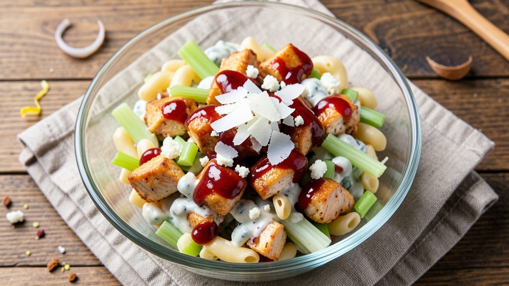 Buffalo Chicken Macaroni Salad Recipe: Spicy Kick and Creamy Ranch Harmony