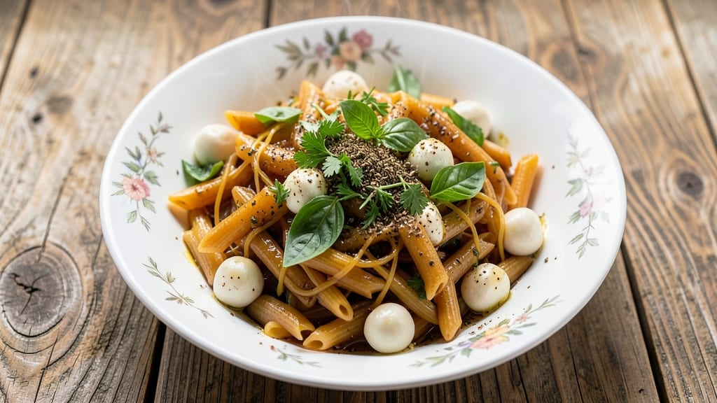 Bocconcini Pasta Salad Recipe: Mozzarella Bites with Herby Lemon Zing
