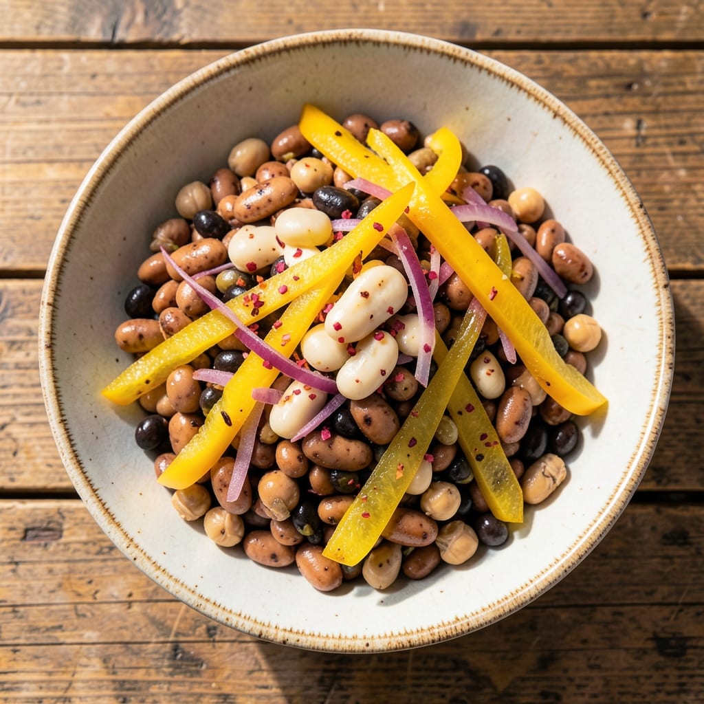 Four Bean Salad Recipe South Africa: Zesty Citrus and Herb-Packed Pantry Staple