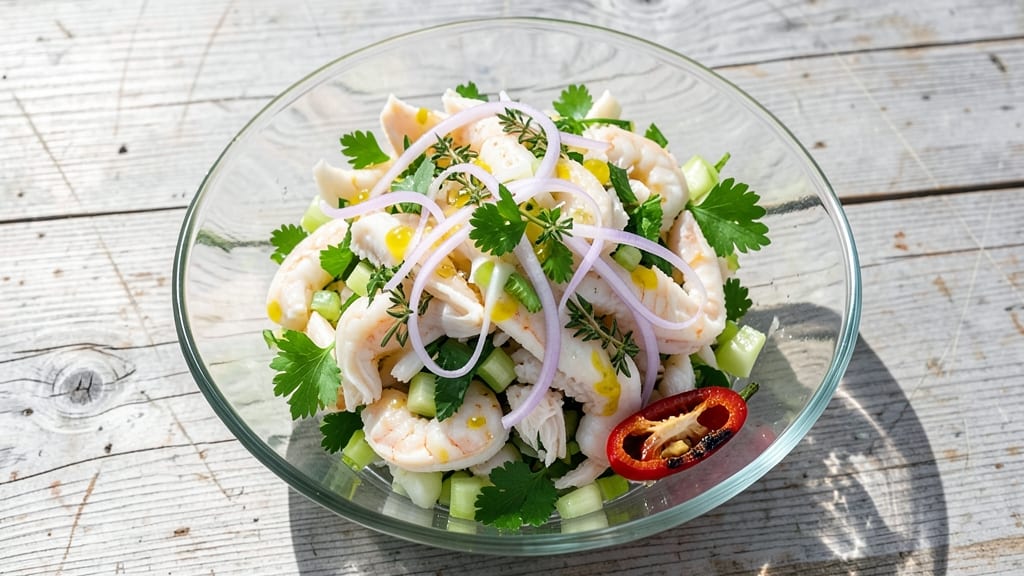 Bahamian Lobster Salad Recipe: Tropical Citrus and Celery Crunch Delight