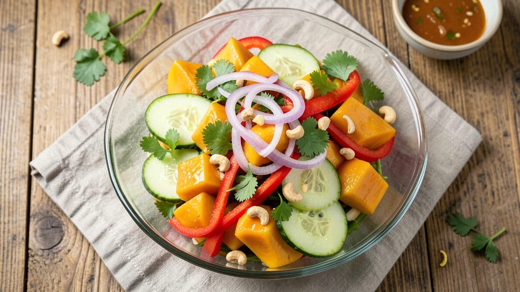 Asian Mango Salad Recipe Easy: Sweet-Chili Crunch in 15 Minutes