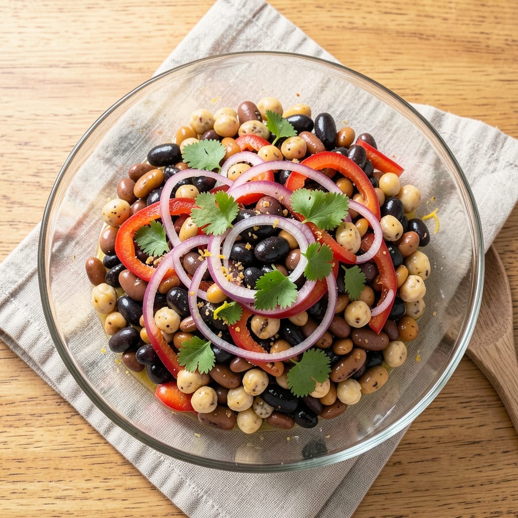 5 Bean Salad Recipe No Sugar: Herb-Infused Crunch with Citrus Brightness