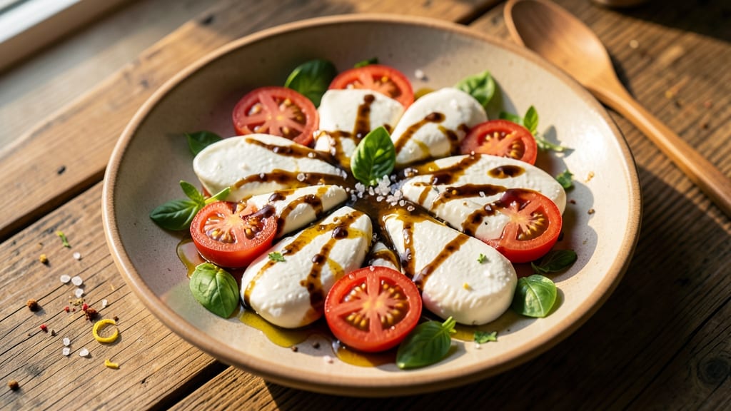 Authentic Italian Caprese Salad Recipe: Fresh Mozzarella, Heirloom Tomatoes, and Basil Bliss