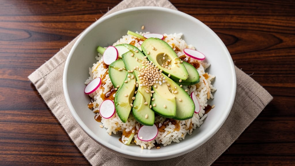 Avocado Sushi Salad Recipe: Crunchy Mango and Cucumber Fusion