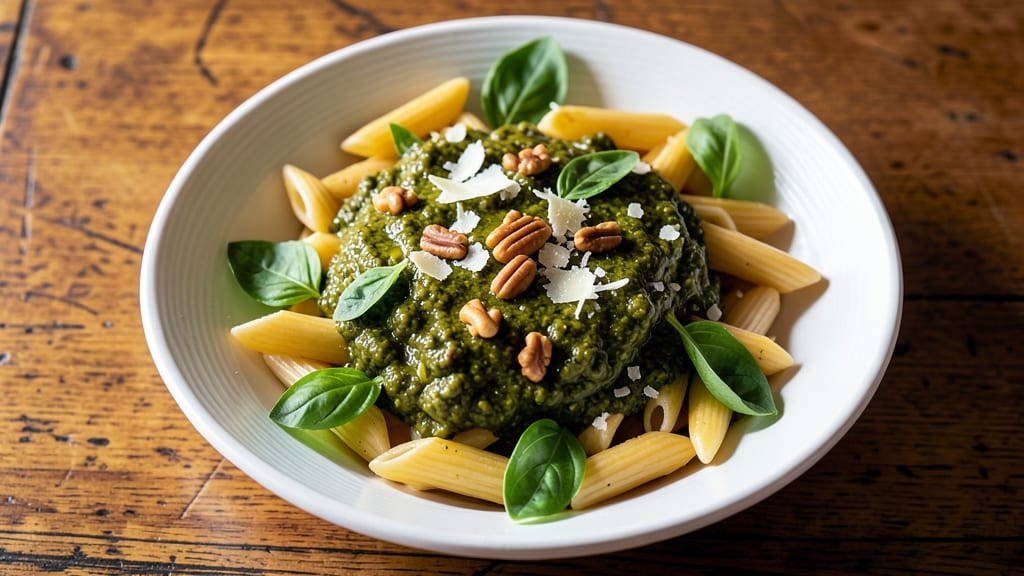 Best Pesto Pasta Salad Recipe Ever: Basil-Infused Creaminess With Almond Crunch
