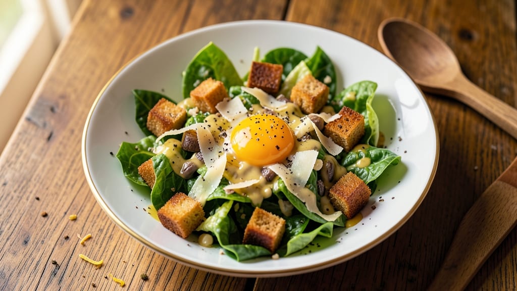 Caesar Salad Ingredients and Recipe: Crispy Croutons and Parmesan-Packed Flavor