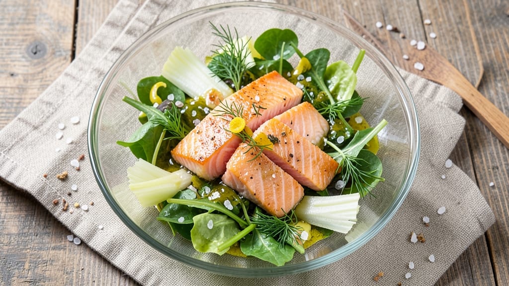 Barefoot Contessa's Salmon Salad Recipe: Flaky Salmon and Crisp Celery Crown Crunch