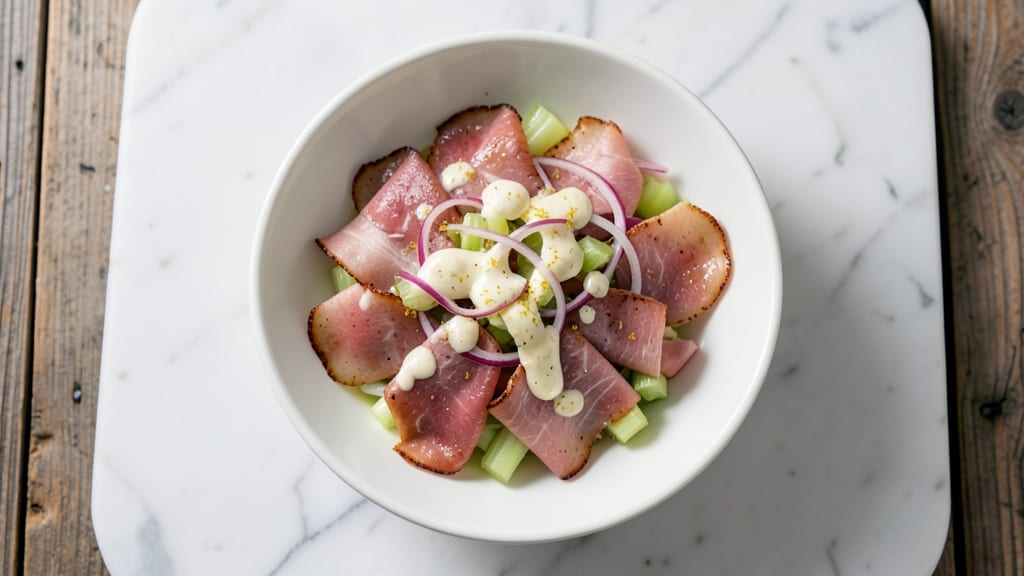 Barefoot Contessa's Ham Salad Recipe: Celery Crown Crunch Meets Tangy Dijon Elegance