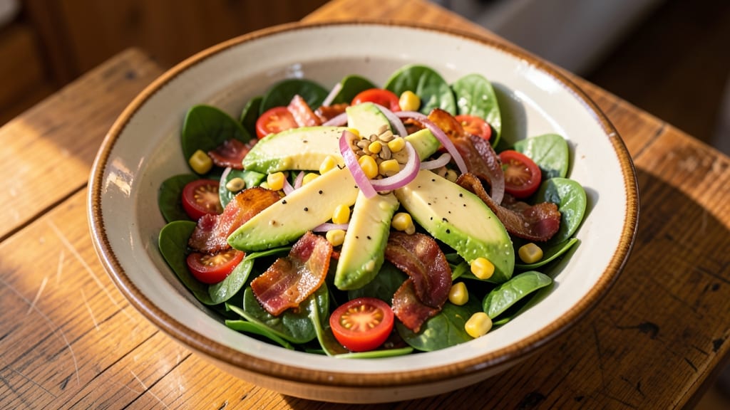 Art City Trolley Salad Recipe: Smoky Bacon and Sweet Corn Crunch