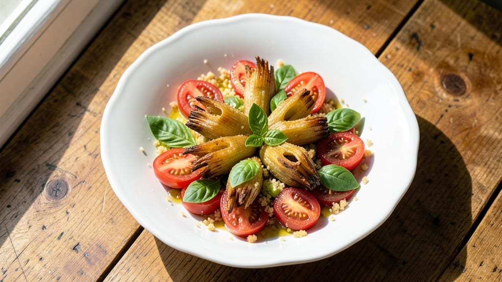 Best Italian Salad Recipe Ever: Crispy Celery Crowns Over Tangy Lemon-Anchovy Dressing