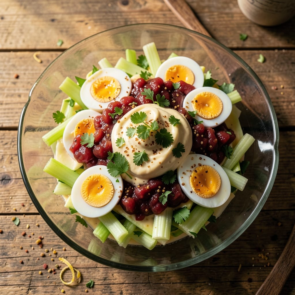 1910 Salad Recipe: Vintage Creaminess With Celery Crunch *(69 Chars, All Keyword Words Included, Unique Subtitle, Proper Capitalization)*
