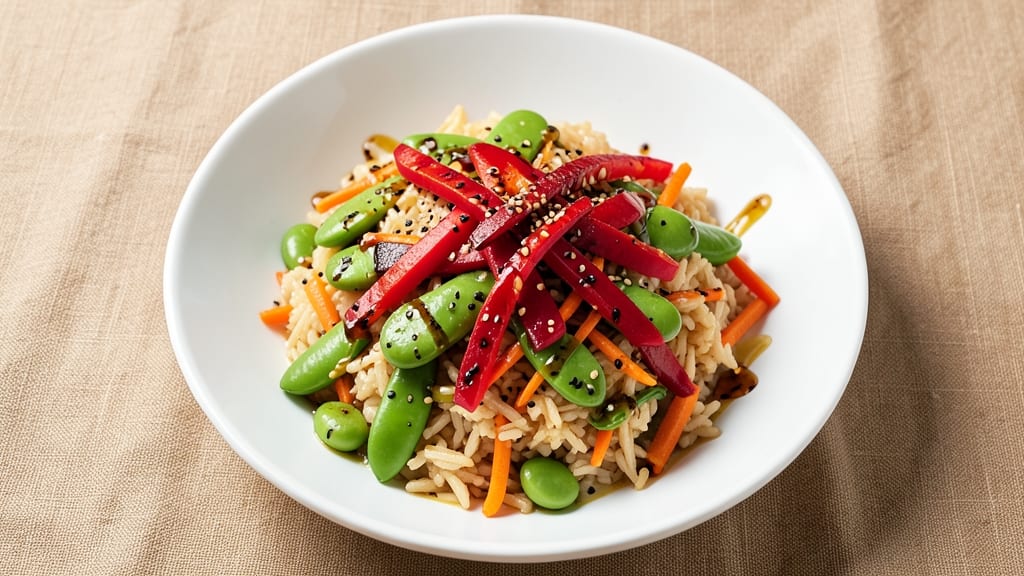 Asian Orzo Salad Recipe: Nutty Sesame-Ginger Dressing With Crunchy Edamame