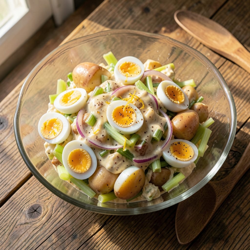 American-Style Potato Salad Recipe: Classic Crunch and Creamy Balance