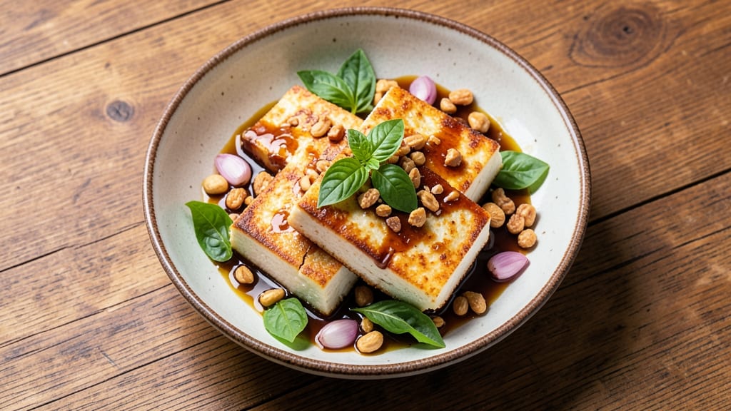 Burmese Tofu Salad Recipe: Tangy Tamarind and Lime Zing With Crispy Tofu