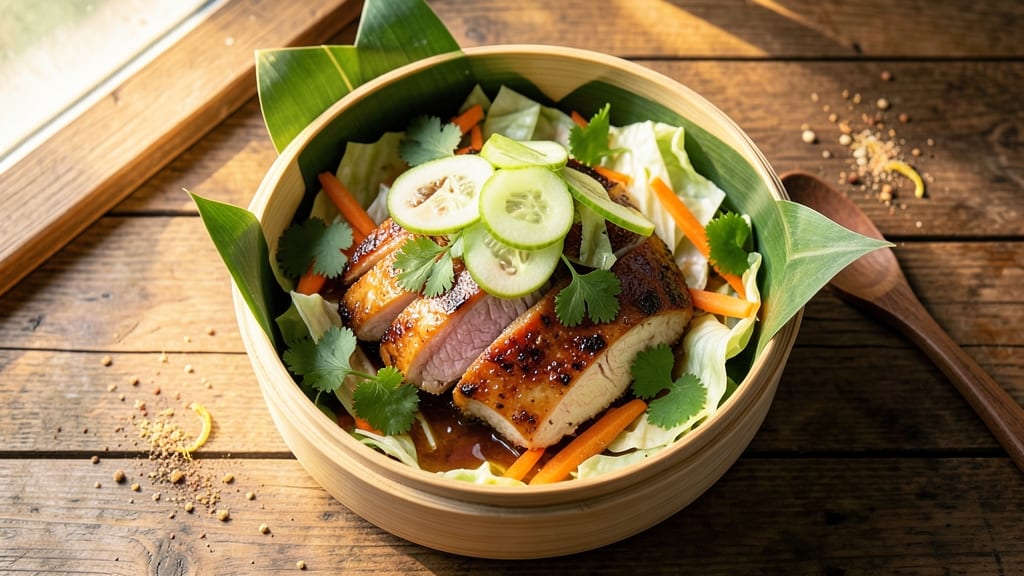Bamboo Chicken Salad in a Pouch Recipe: Portable Protein-Packed Lunch