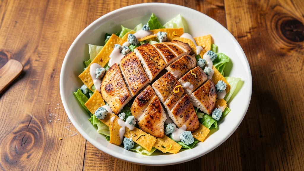 Applebee's Fiesta Chicken Chopped Salad Recipe: Crispy Tortilla-Stripped Chicken Over Cool Ranch