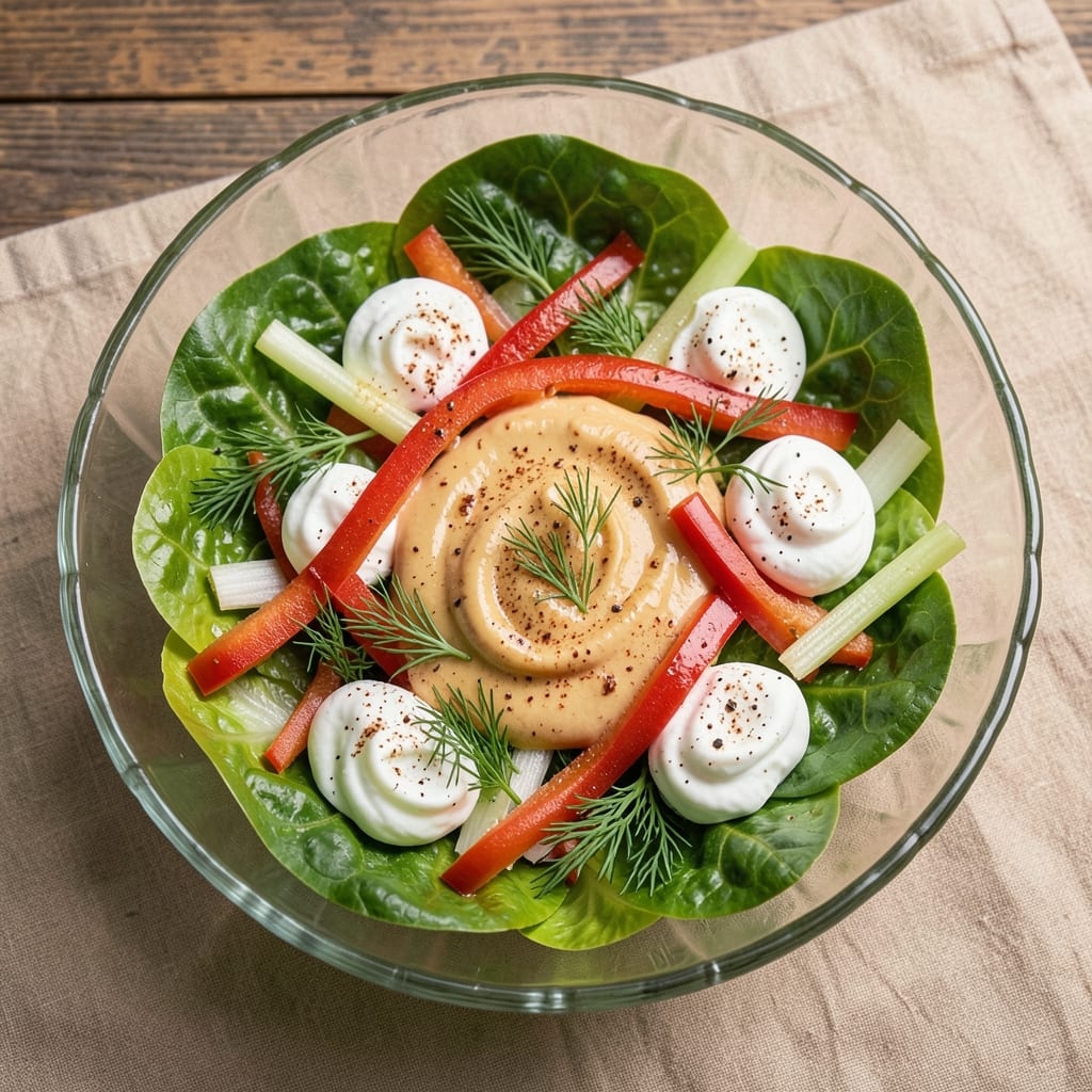 4 Cup Salad Recipe: Layered Creaminess With Celery-Dill Freshness