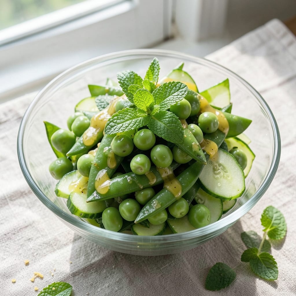 3 Pea Salad Recipe: Sweet Snap Peas and Mint’s Refreshing Crunch