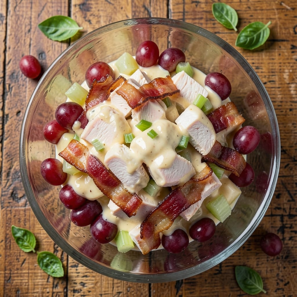 American Chicken Salad Recipe: Bacon-Infused Creaminess With Crispy Edges