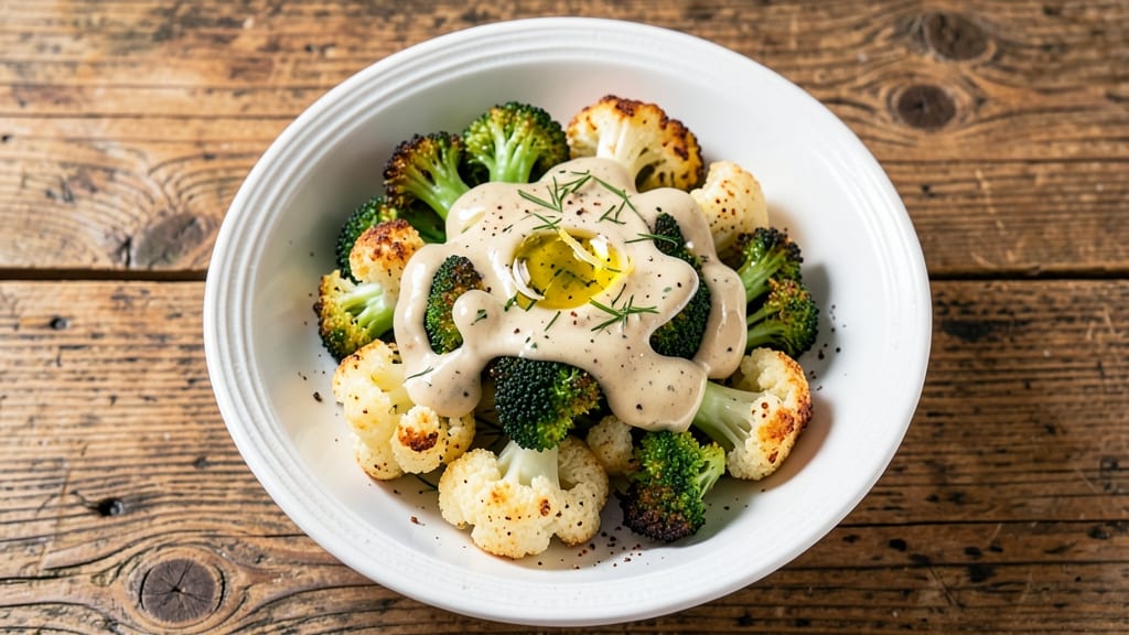 Broccoli Cauliflower Ranch Salad Recipe: Crunchy Veggie Power Bowl