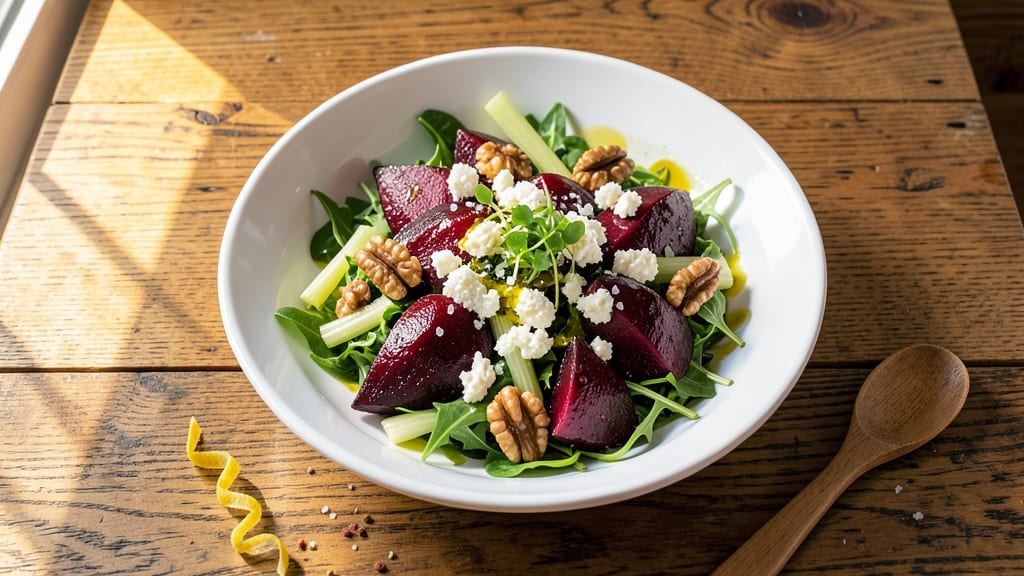 Balthazar Beet Salad Recipe: Earthy Sweetness With Crispy Celery Crowns