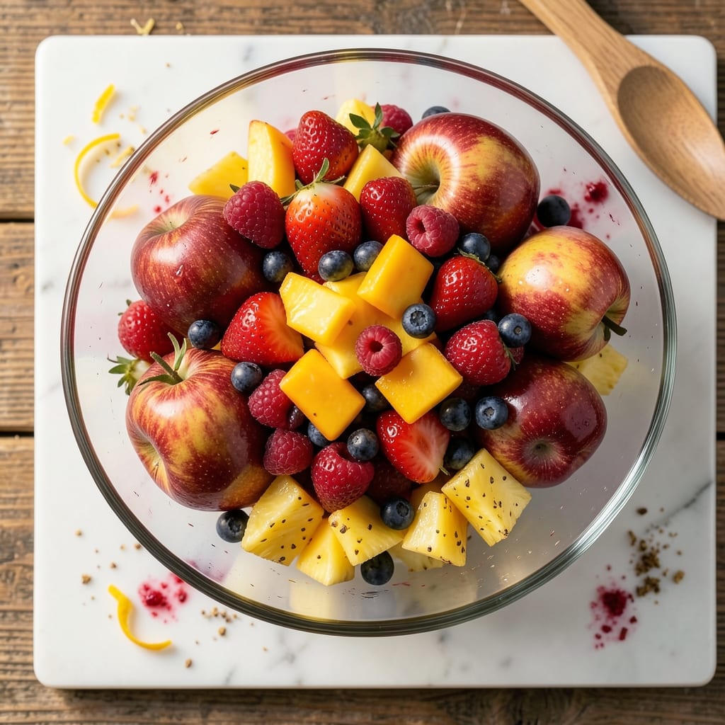 7-Cup Fruit Salad Recipe: Rainbow Layers That Stay Fresh for Days