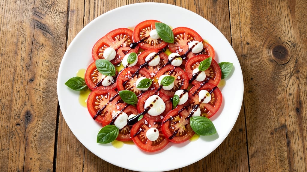 BJ's Caprese Salad Recipe: Tomato-Mozzarella Basil Freshness in 10 Minutes