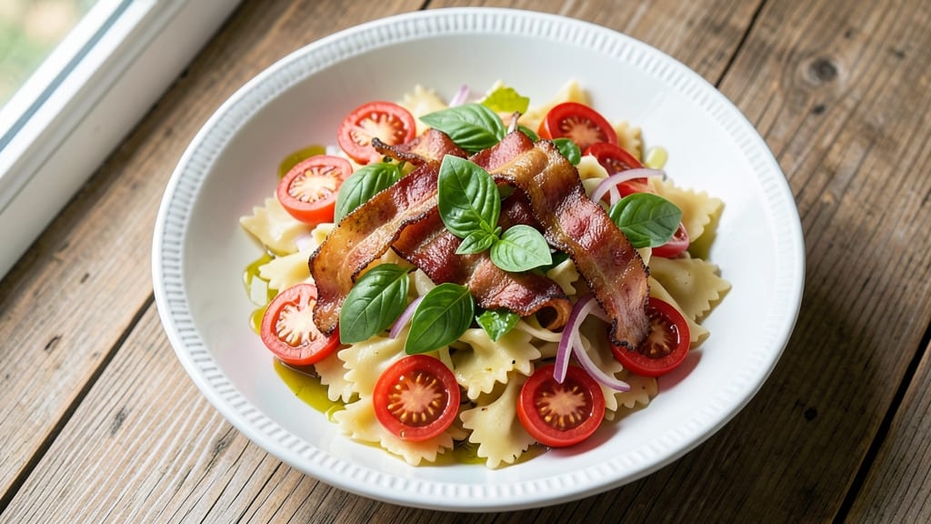 Bacon Tomato Pasta Salad Recipe: Smoky Crunch Meets Sweet-Tart Bite