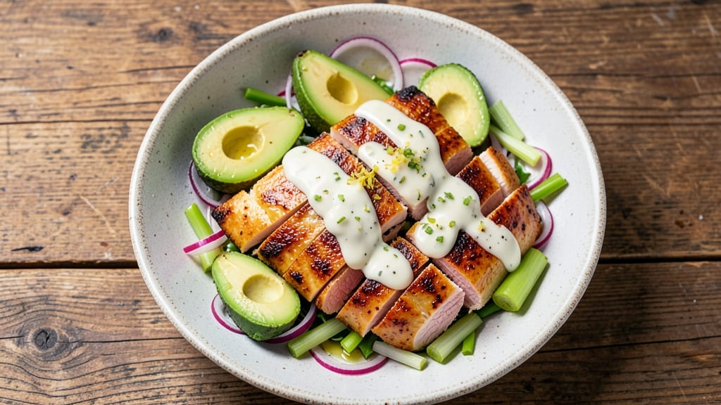 Avocado Chicken Salad Recipe No Mayo: Creamy Avocado Base With Crunchy Celery Crowns