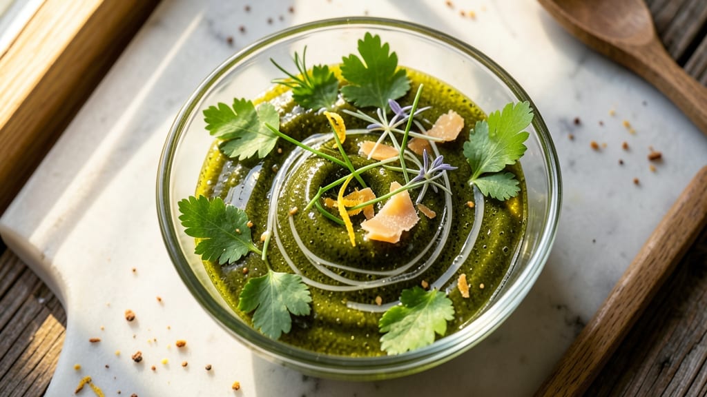 Andrew Janjigian's Salad Dressing Recipe: Herb-Infused Velout With Perfect Parmesan Harmony