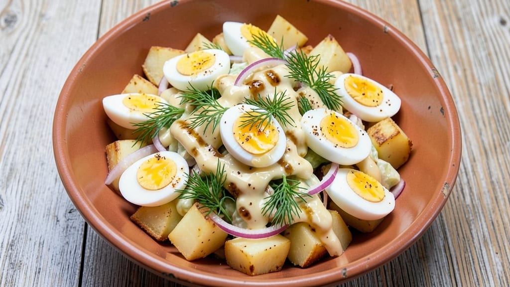 Blue Ribbon Potato Salad Recipe: Award-Winning Crunch Meets Creamy Herb Bliss