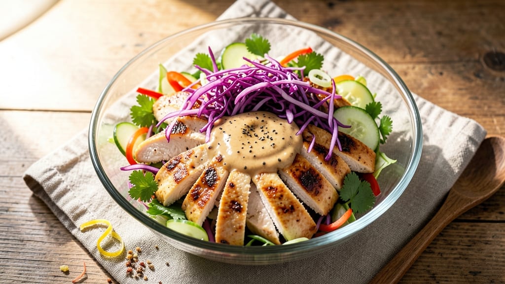 Chinese Chicken Salad With Peanut Dressing Recipe: Nutty-Sweet Crunch That Stands Out From Classic Ranch
