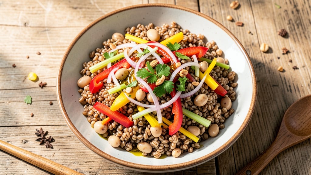 Barley and Bean Salad Recipe: Hearty Protein-Packed Picnic Crunch