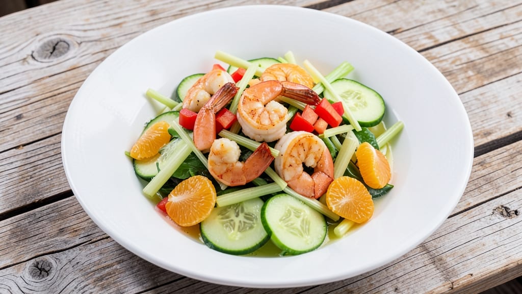 Beachcomber Salad Recipe: Tropical Citrus Twist With Crunchy Celery Crowns