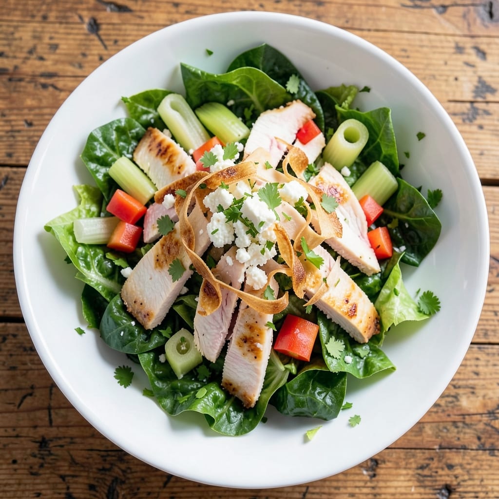 Alexis' Chopped Salad Recipe: Creamy Celery-Crusted Layers Without Mayo