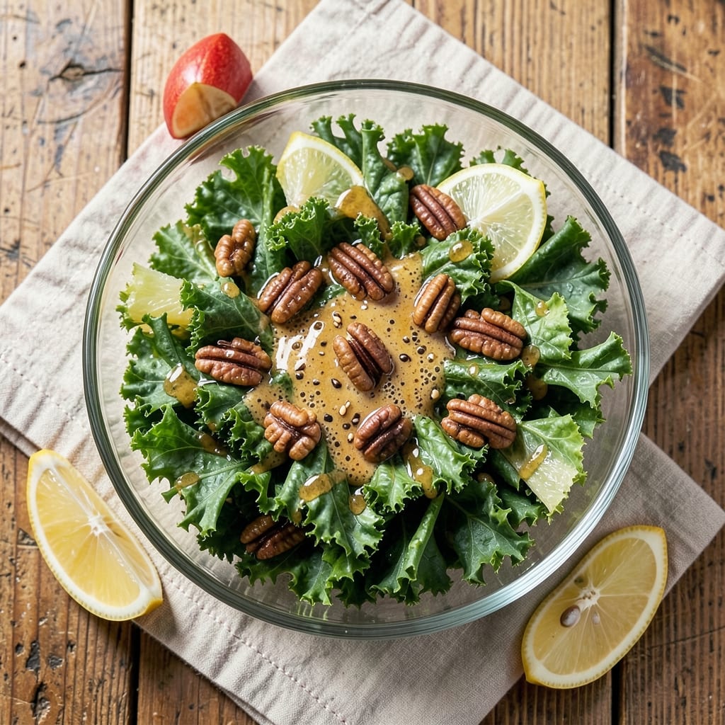 Adele's Nashville Kale Salad Recipe: Smoky Maple-Pecan Crunch with Creamy Tahini Dressing