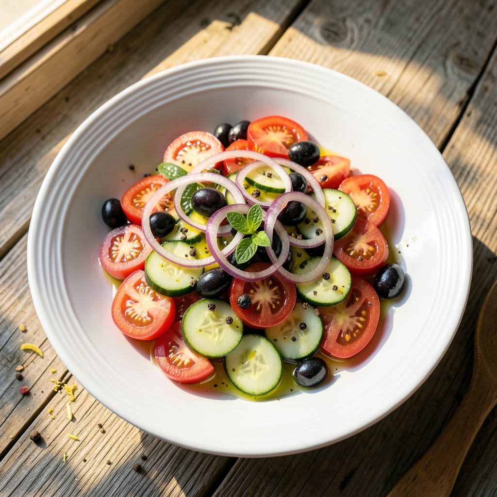 Aegean Salad Recipe: Bright Mediterranean Crunch in 15 Minutes
