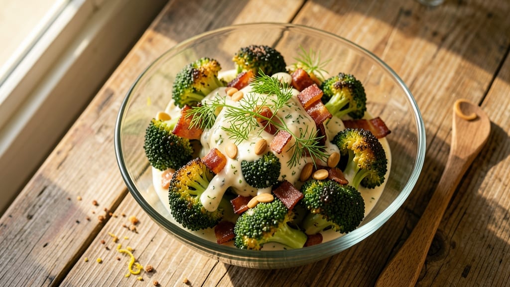 Bobby Flay's Broccoli Salad Recipe: Crispy Ranch-Coated Florets With Nutty Crunch
