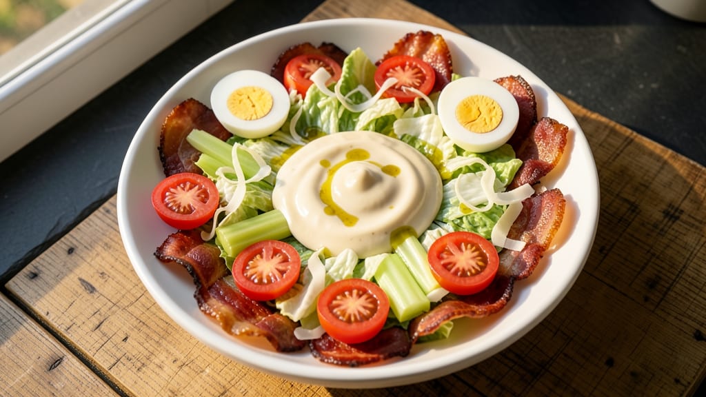 Blt Salad Recipe with Mayonnaise: Crispy Bacon, Juicy Tomatoes, and Creamy Celery Crowns