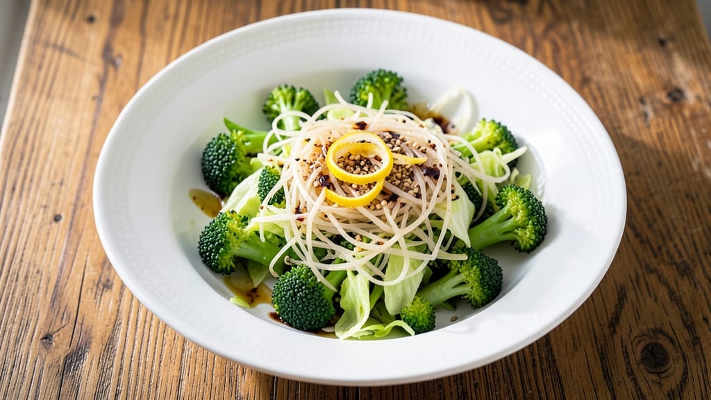 Broccoli and Cabbage Salad Recipe: Crunchy Ramen Noodle Twist With Sesame-Ginger Dressing