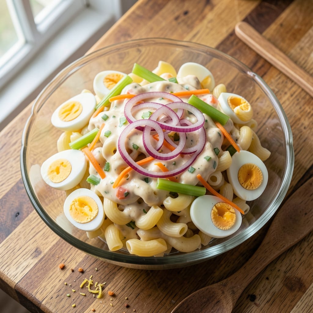 Albertsons Macaroni Salad Recipe: Albertsons-Style Creamy Crunch With Celery Bites