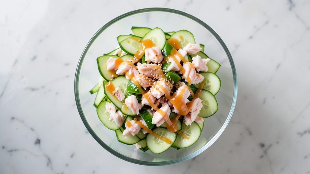 Cucumber Imitation Crab Salad Recipe TikTok: Crisp Celery Crowns Over Ultra Creamy Mayo Bliss