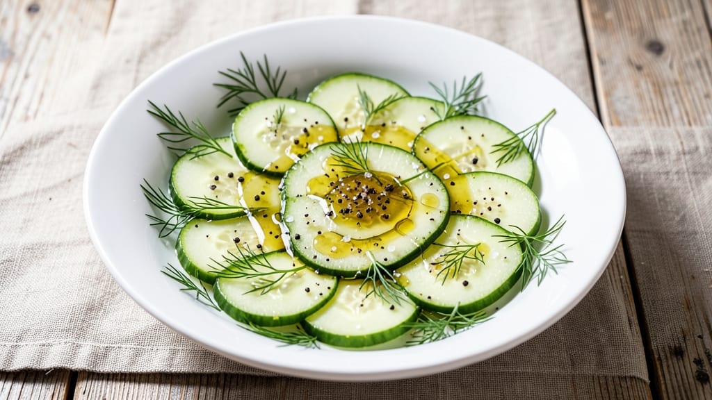 Cucumber Salad Recipe With Oil And Vinegar: Refreshing Crunch in 10 Minutes