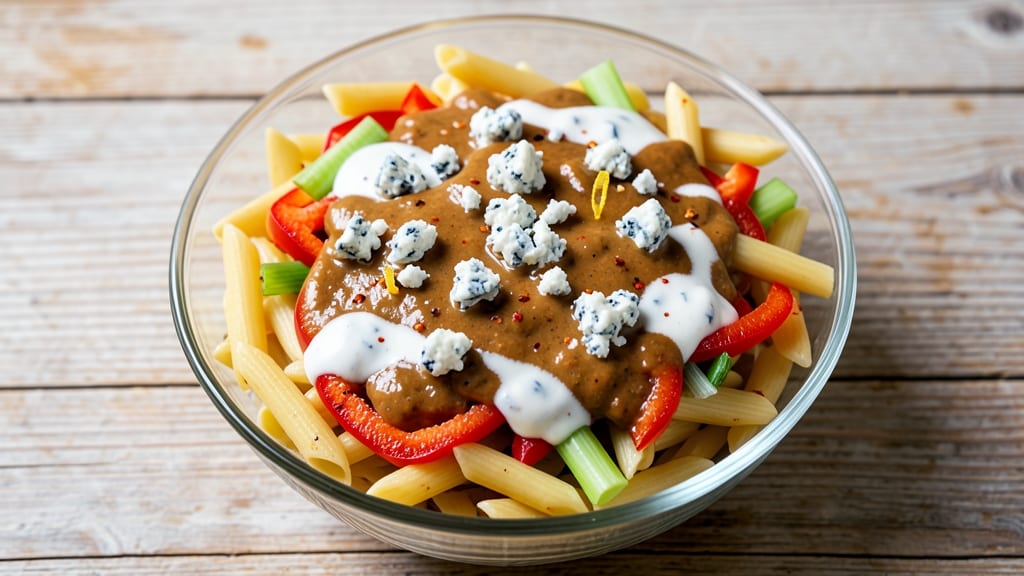 Buffalo Pasta Salad Recipe: Spicy Kick and Cool Ranch Harmony