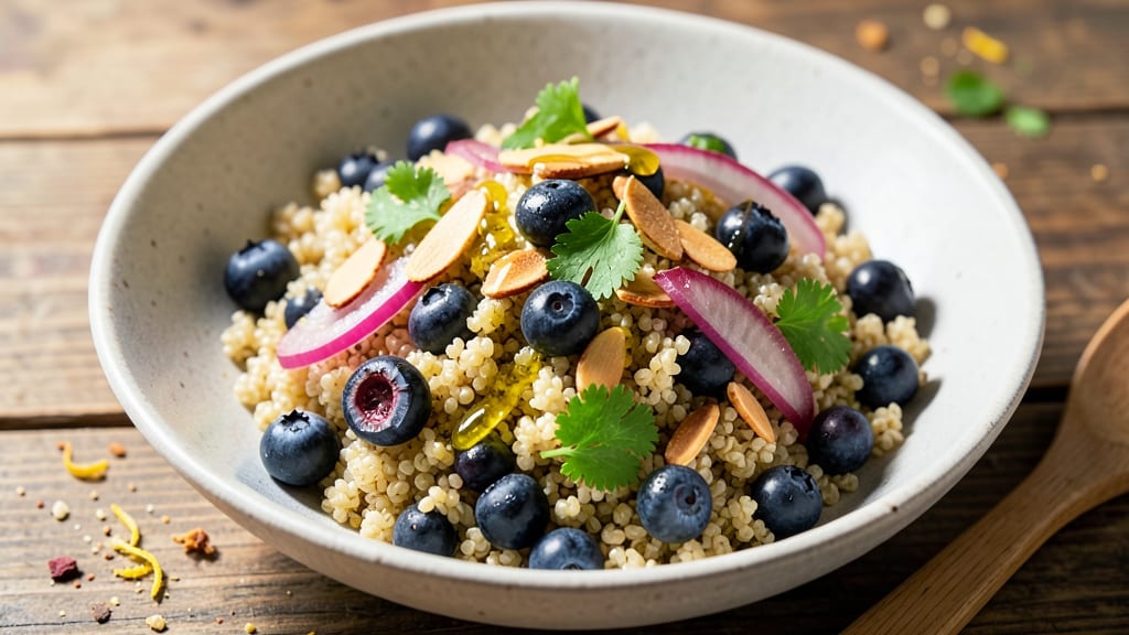 Blueberry Quinoa Salad Recipe: Bursting With Antioxidant-Rich Sweetness