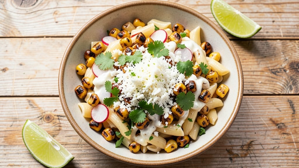 Authentic Mexican Street Corn Pasta Salad Recipe: Smoky Char and Creamy Lime Fusion