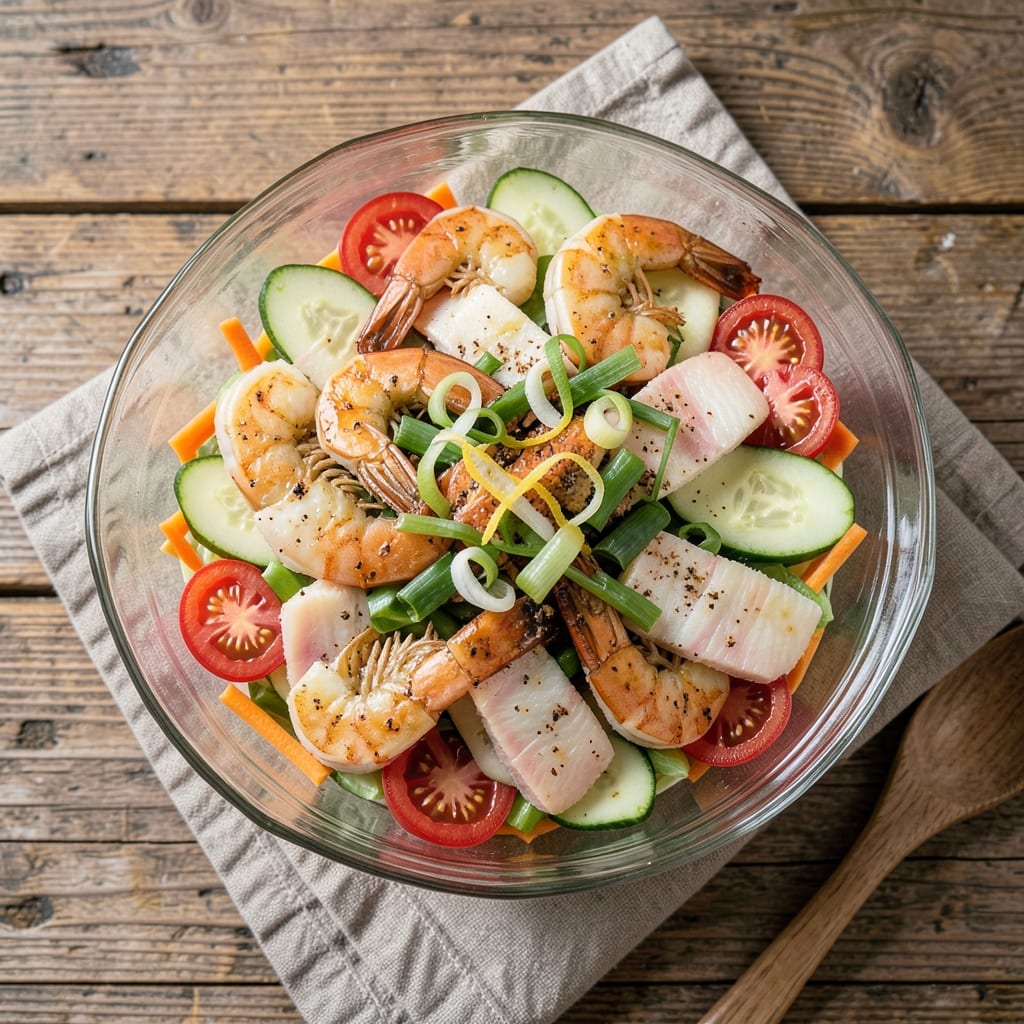 Alugbati Salad Recipe: Filipino-Inspired Crunch with Tangy Vinegar Dressing